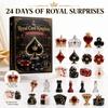 Christmas Advent Calendar Box Set with -Day Countdown and 2D Festive Design