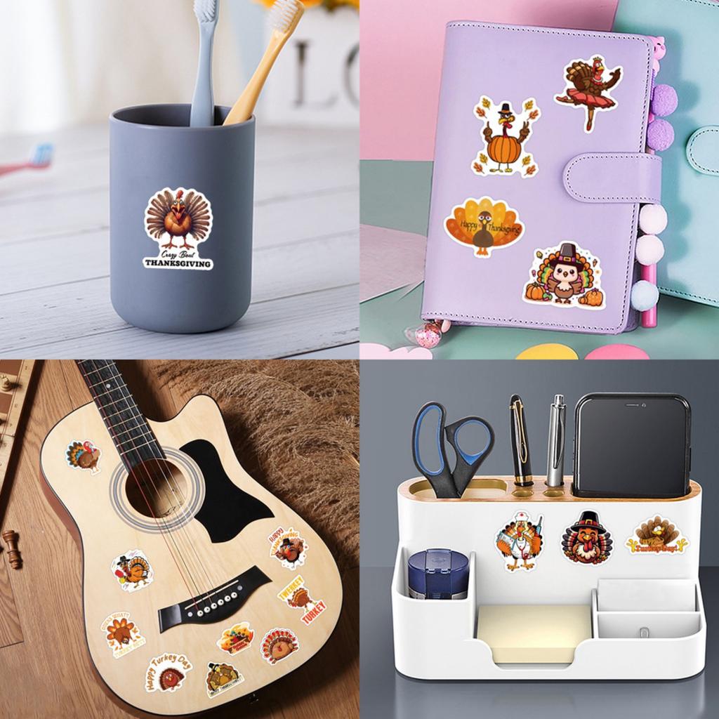 110pcs Suitcase Stickers Waterproof Stickers Scooter Computer Tablet Cartoon Decoration