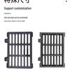 Complete Set: Ductile Iron Rainwater Manhole Cover with Cast Iron Base and Rectangular Sewer Grate.
