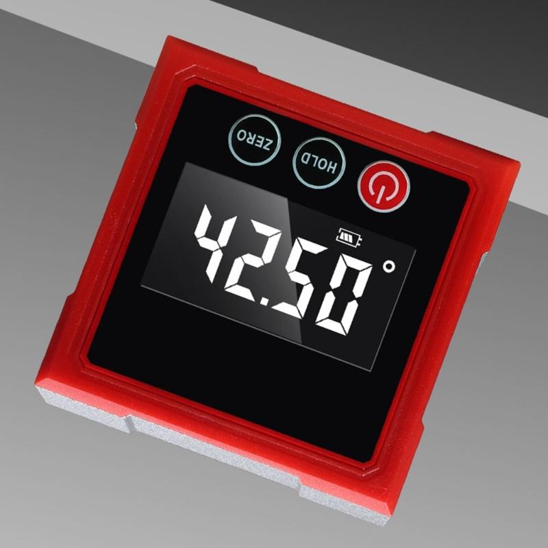 Digital Inclinometer With High Precisions Sensors ABS Aluminum Design For Engineers DIY Projects Angles Gauge