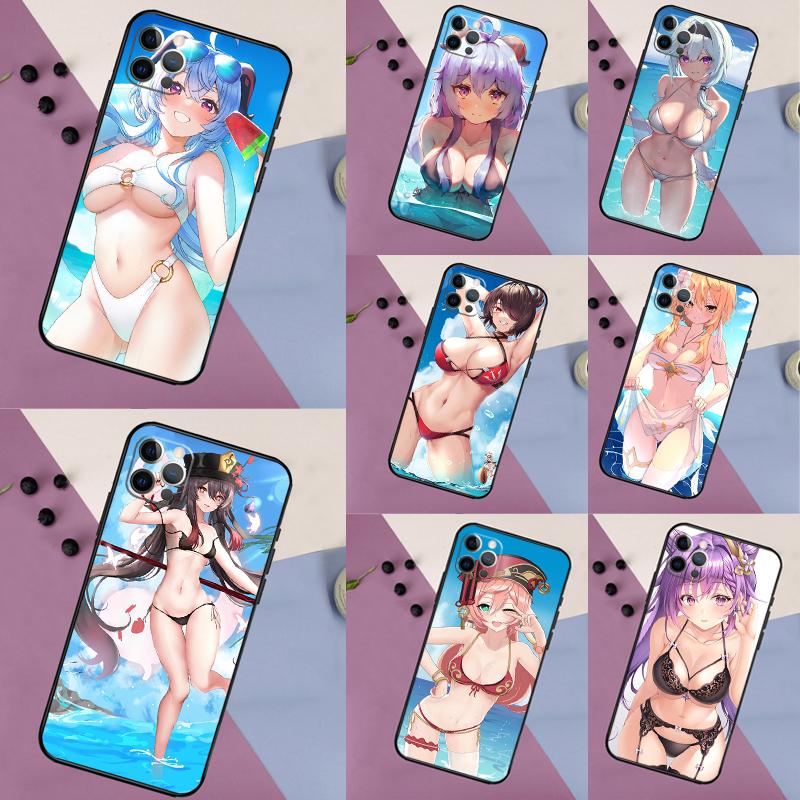 Genshin Impact Sexy Cute Girl For Honor Magic 8 Pro 6 7 Lite Case For Honor 200 400 50 70 90 X8c X8b X9a X9b X9c X9d Win RT