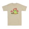 Frog With Mushroom Hat Snail Funny Kawaii Frog Fungi Unisexs Cotton TShirt