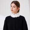 Vintage Plissiert Rüschen Falscher Kragen Einsatz Abnehmbarer Kragen Falscher Blusenkragen Halskrause Choker Modische Statements