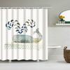 Animals Octopus Wolf Lion Seahorse Turtle Shower Curtains Bathroom Curtain Frabic Waterproof Polyester Bathroom Curtain Hooks