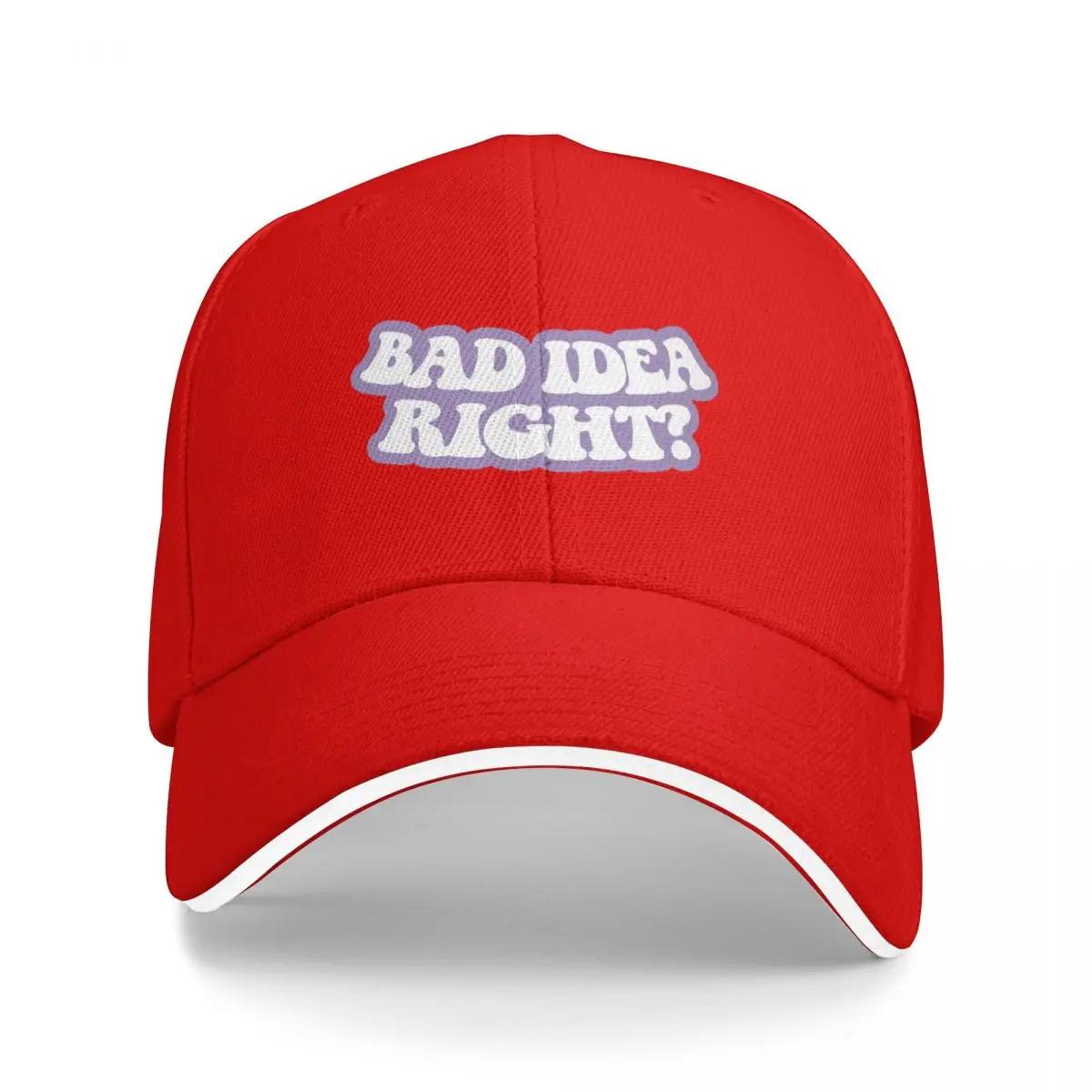 bad idea right (white) arch  Baseball Cap Sunscreen Sun Cap Unisexs Luxury Womens