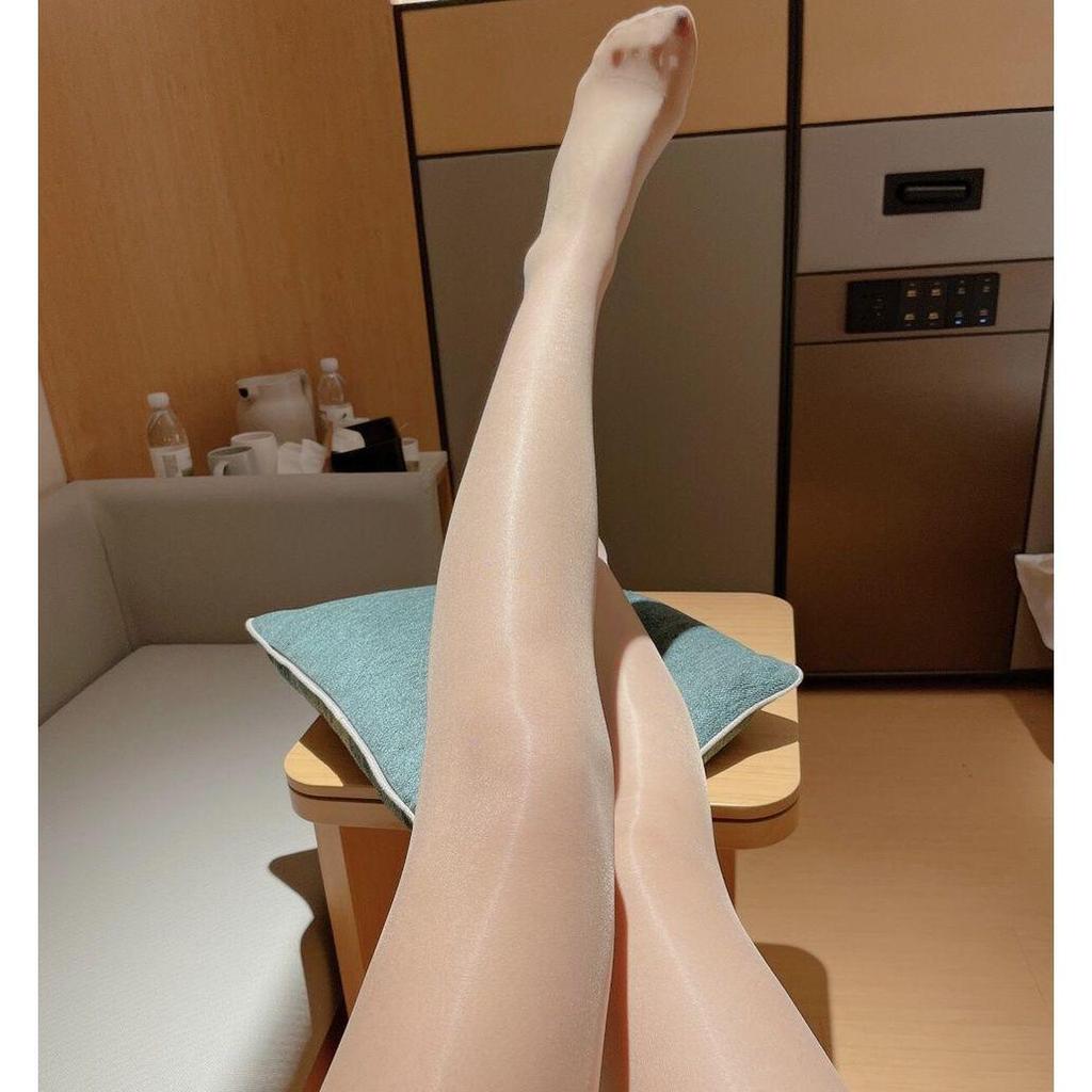 Silky High-Density Oily Pantyhose for Women