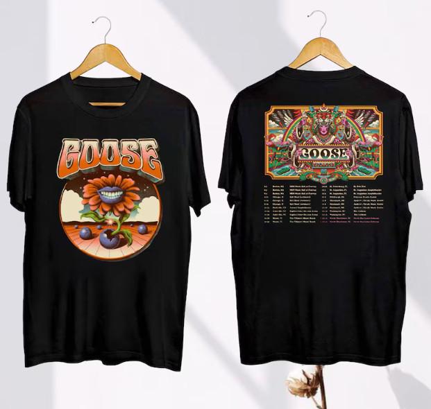 Graphic Goose Band 2024 Tour T-Shirt, Goose Band 2024 Concert T-Shirt