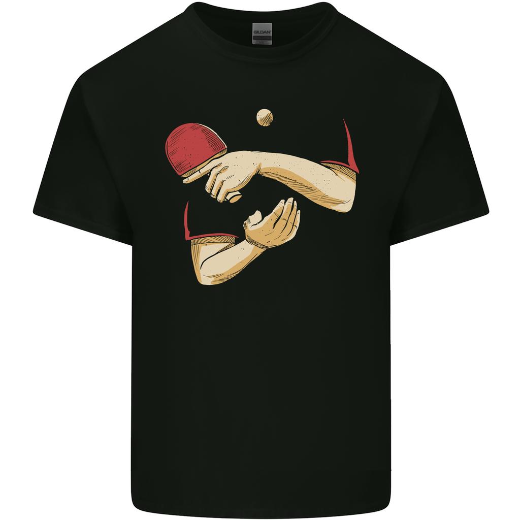 Ping Pong Hands Table Tennis Fancy Dress Unisexs Light Cotton TShirt