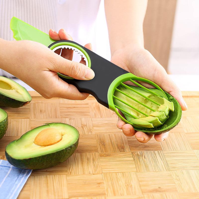 Avocado Pit Remover Multifunctional Fruit Cutter Slicer Portable Kiwi Pitter Tool Avocado Slicer For Home Studio Restaurant