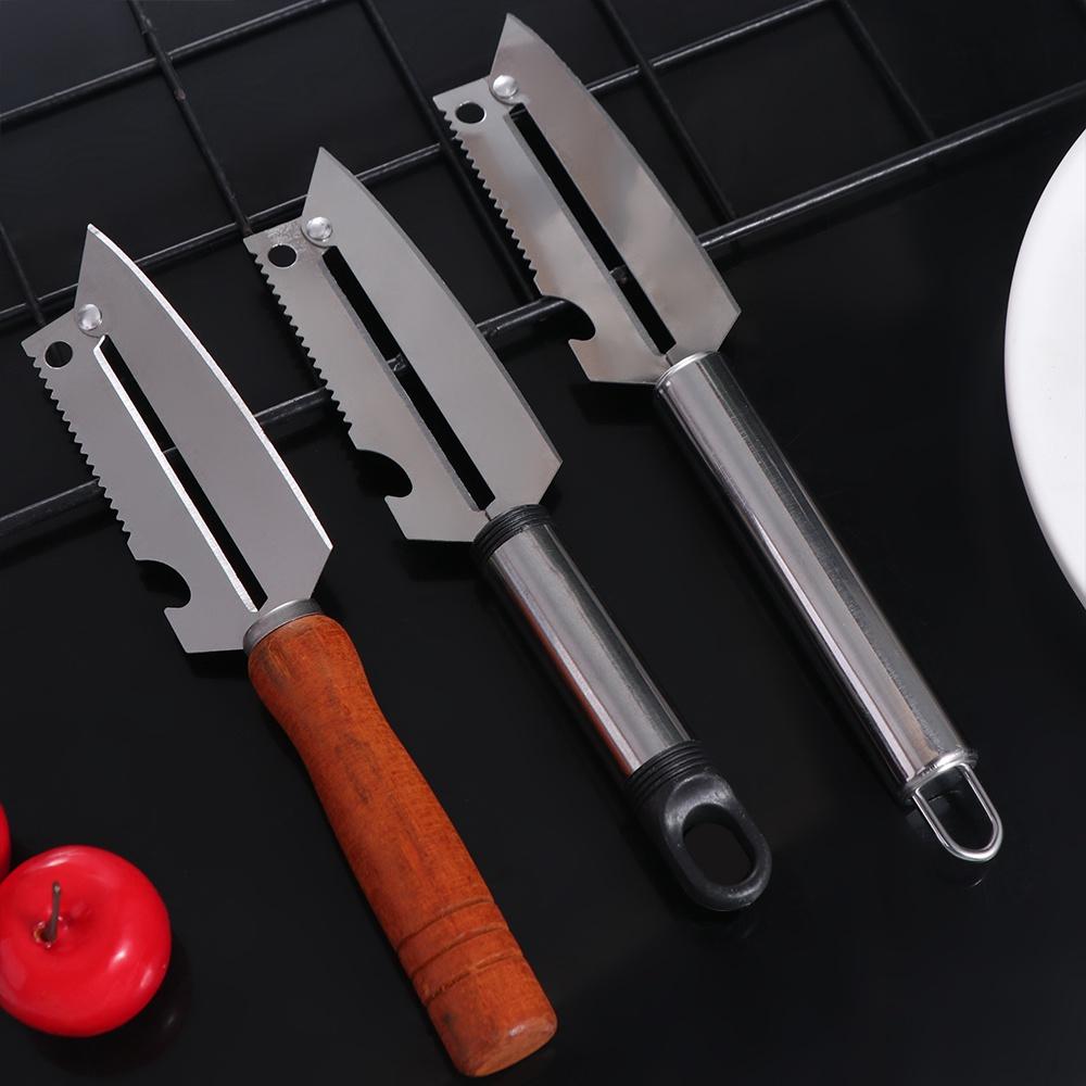 

Нержавеющая сталь Овощечистка Фрукты Двойной Строгающий Нож Для Резки Ананаса Кухня