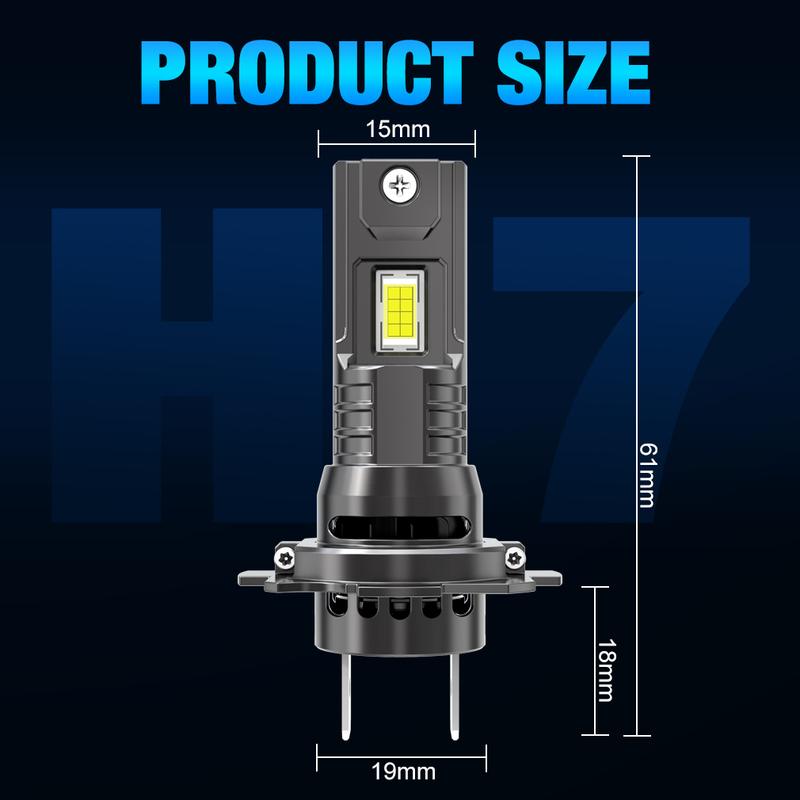 XSTORM H7 LED H1 H11 HB3 9005 HB4 9006 Car Headlight Bulbs 60W 20000LM 6000K CSP for Auto Lamps Turbo Led Car Accessories