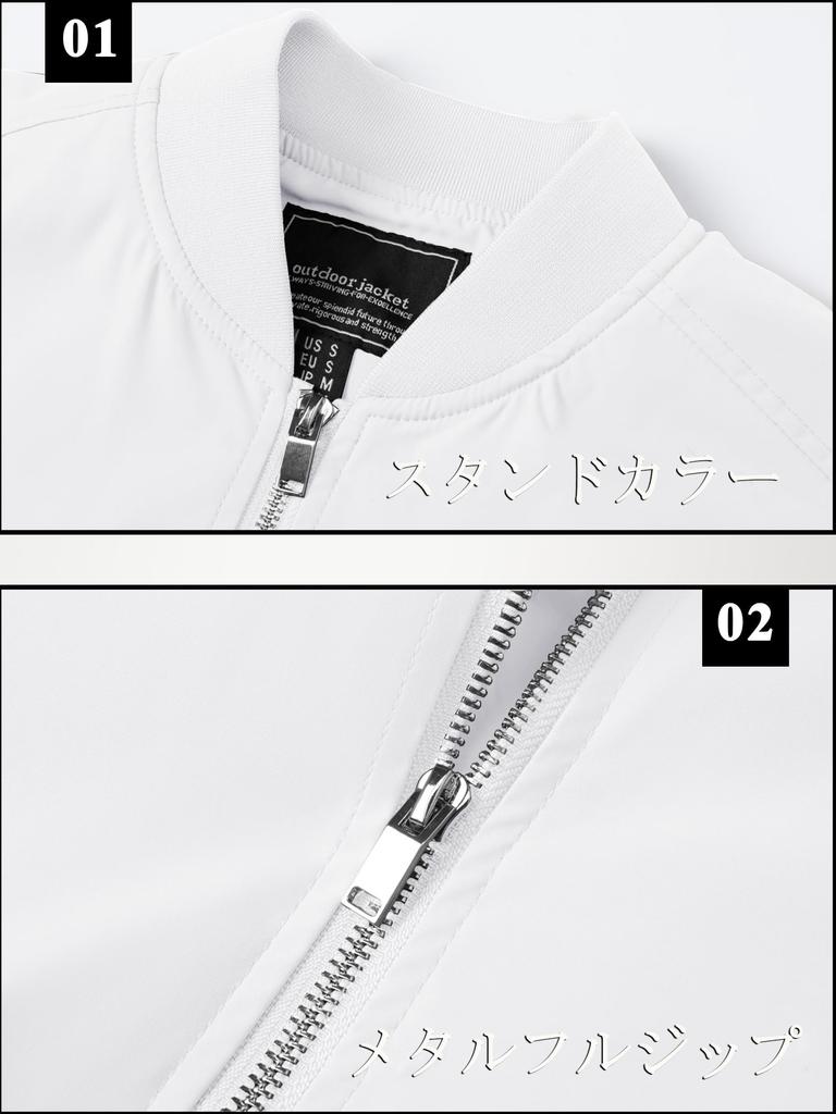 Lässige Oberbekleidung Stilvolle Jacke Camping Militärjacke Winddichtes Tragen Fahrradjacke Belüftung Baseball Weiß 3XL [TACVASEN] Herren-Fahrer