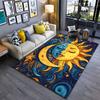 Mysterious Symbols Sun Moon Carpet Yoga Living Room Room Decor Children's Crawling Mat Doormat Area Rug Games Mat