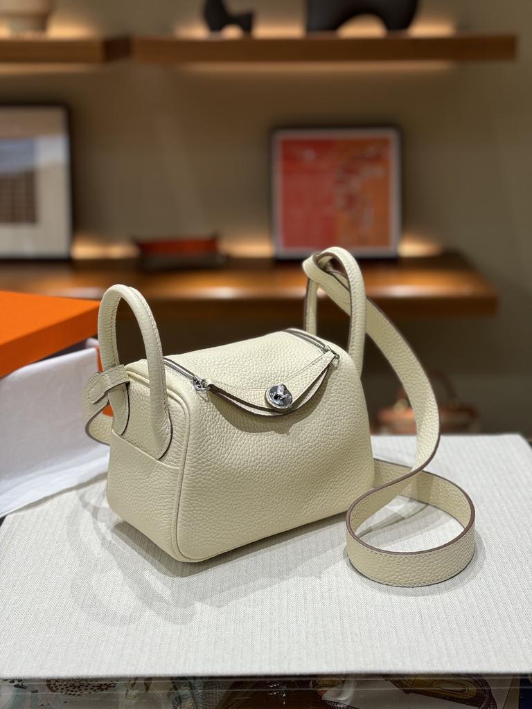 Crossbody-Tasche Mini Lindy Tasche Mini Arzttasche 2024 Rindsleder Damen-Tasche tragbar Schulter Medizinertasche