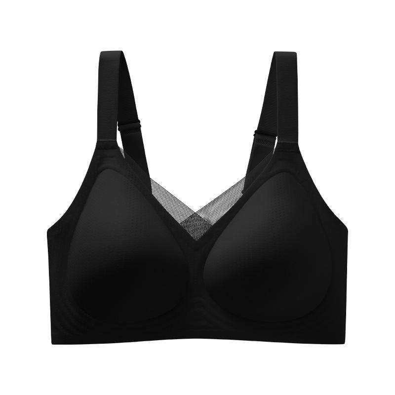 

Plus Size Wireless Bra: Slimming Vest Style for Full Bust, Lifts & Minimizes Armpit Fat M (90-110 jin)
