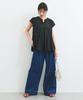 Skipper Flare Black [BIS] Women's Wrinkle-Resistant/Washable Blouse, (01)