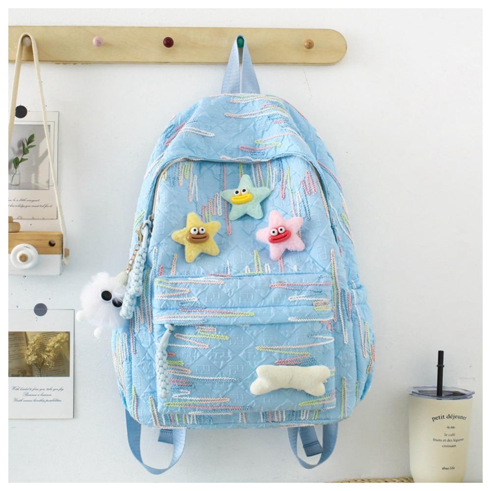 Backpack Female New Cute Female Student Schoolbag Junior High School High School College Student Class Backpack