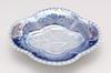 24to3 Nishitomi Ceramics (Nishitomi) Arita Ware, Tasei Kiln, Quince-Shaped Small Plate, Blue Blown Pearl