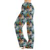 Women's Christmas Print Loose Fit Pajama Pants for Sleep and Home Relaxation