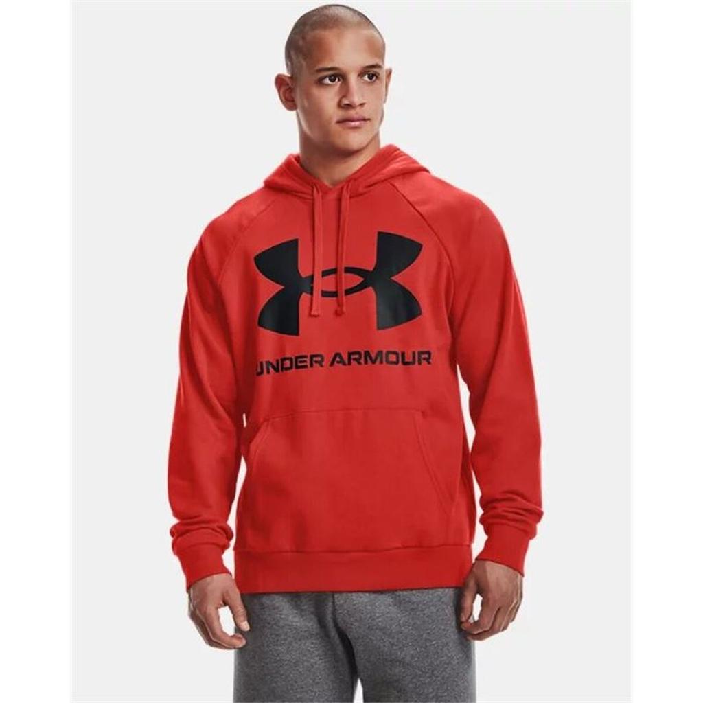Men’s Hoodie Under Armour Fleece Rival Red
