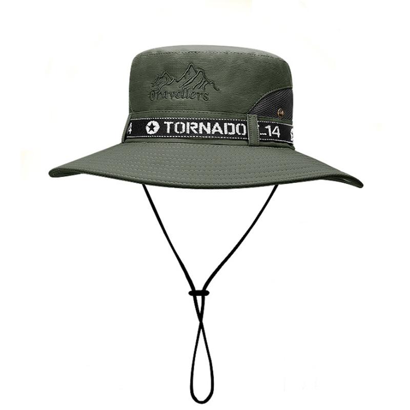 

Водонепроницаемая быстросохнущая летняя уличная шляпа от солнца - Защита от УФ-лучей с дышащей сеткой, идеально подходит для пеших походов, кемпинга и рыбалки армия зеленый