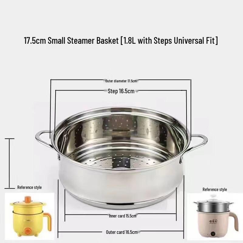 ZISIZ Fast Cooker Glass Steamer Basket