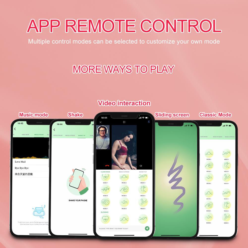 Wearable Mini Vibrator For Women Clitoris Sucker App Bluetooth Remote Control Vibro On Sexy Panties Adults Sex Toys Stimulator