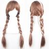 CEXIN Frozen Anna Wig, Full Wig with Bangs, Anna Elsa Cosplay Wig, Mixed Colors, Long, Costume Accessory, Perfect for Events, School Festivals, and