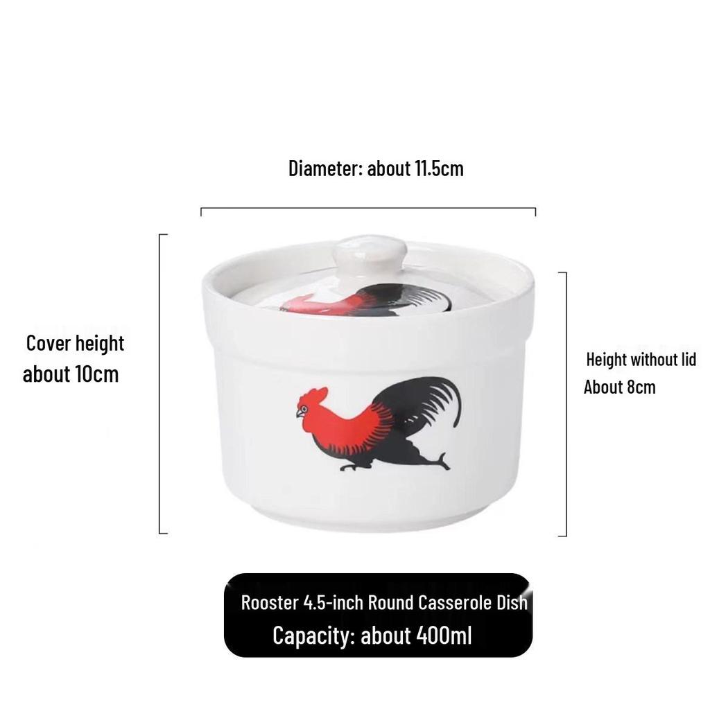 White Magnesia Porcelain Soup Pot with Lid – Ideal for Steaming Eggs and Stewing Bird's Nest In Restaurants and Hotels.