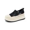 Lace Mesh Breathable Thick-soled Fisherman Shoes Women's 2026 Summer 7cm Height-increasing Lightweight Soft Baseplate Shoes