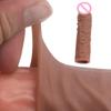 Lovers Penis Extension Ring Sleeve Reusable Penis Enlargement Male Cock Time Sex Toy For Men Organ Chastity Silicone Condoms 18+