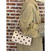 Korean polka dot toast handbag women's 2025 new niche design shoulder bag high value versatile armpit bag