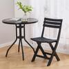 BOOSDEN Folding Garden Set of Folding Easy to Folding Outdoor Black Chairs, Chairs, 4, Plastic, Chairs, Use, Chairs, Chairs, Foldable, Dining,