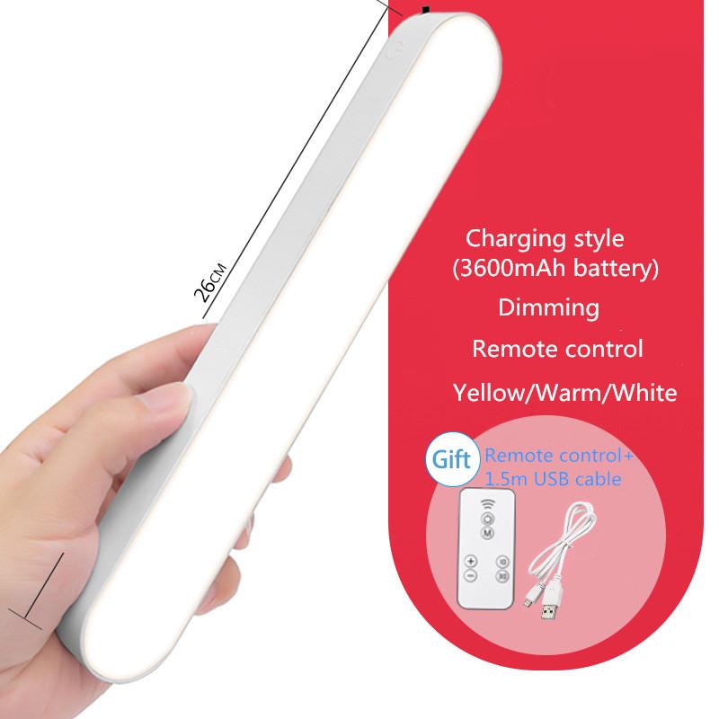 Desk Lamp USB LED Light Computer Desk Rechargeable Lamp Magnetic Office Study Reading Stand Light For Bedroom