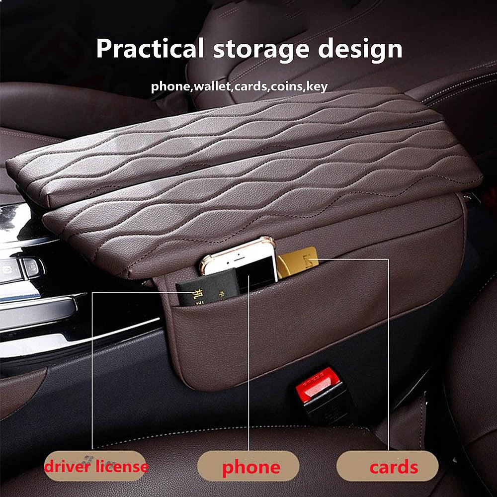 Car Armrest Cover Cushion For Bmw 5 Series G30 G38 6Gt G32 - Leather Center Console Cover Mat Armrest Storage Box Pad