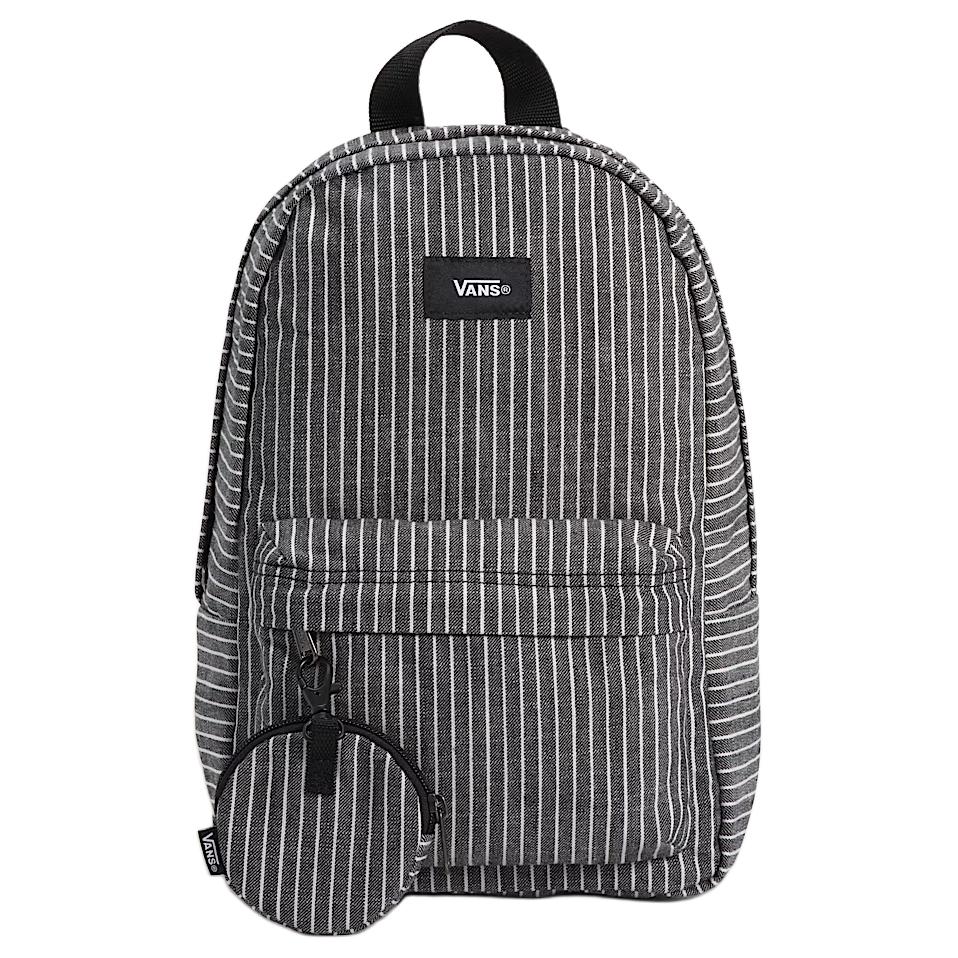 Vans Old Skool Minimalist Large Capacity Detachable Coin Purse Cotton Backpack Mini Unisex Backpacks White Black VN000Q9AYB2 White Black 13600₽