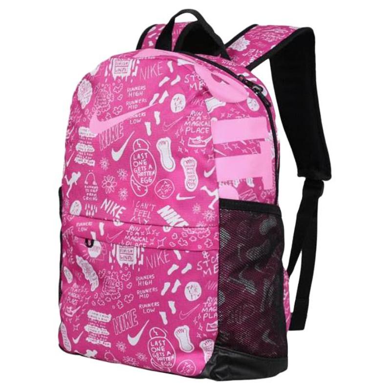 Nike Polyester Backpack Regular Unisex Pink Casual