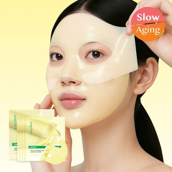 Easydew Mela Bee Toning Ampoule Glow Gel Mask 30g x 4 sheets