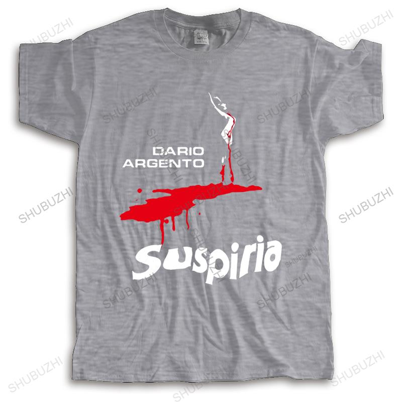 Male streetwear Tshirt luxury cotton T shirt Brand Clothing Suspiria Dario Argento summer Unisex O-neck Teeshirt Size