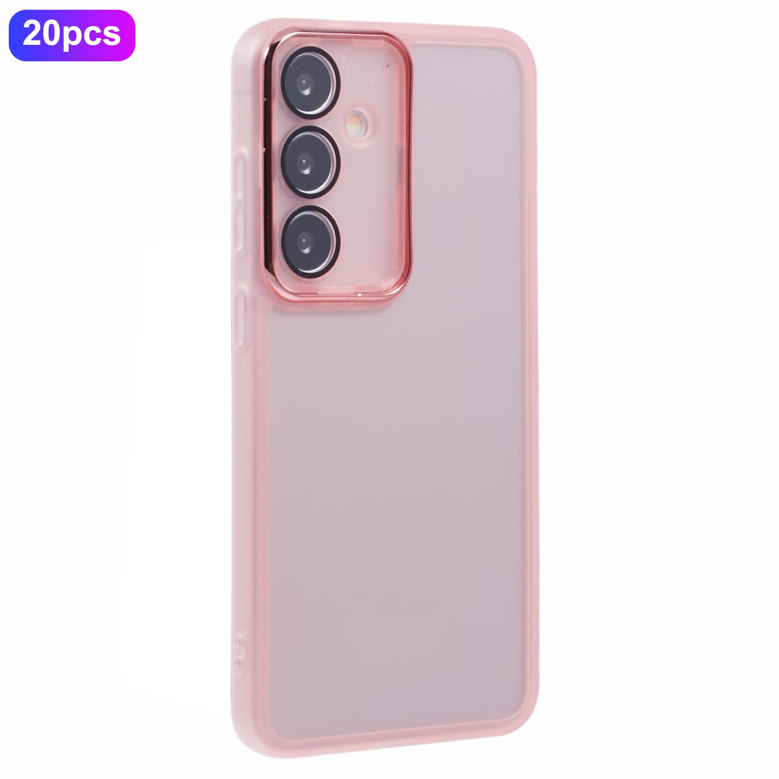 

Bulk Purchasing 20Pcs For Samsung Galaxy A14 5G/A14 4G Case Electroplated Camera Frame TPU Phone Cover Precise Cutouts E