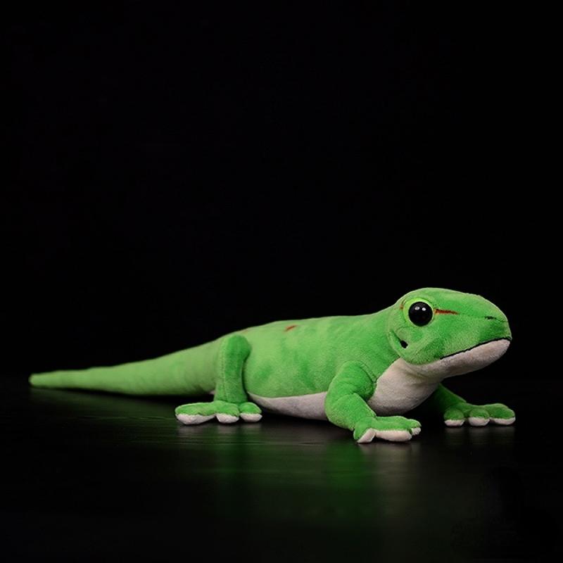 Gigante Day Gecko Alta fedeltà Anime Carino Casa Lucertola Peluche Phelsuma Peluche Giocattoli Realistici Animali Simulazione Bambola di Pezza Giocattolo