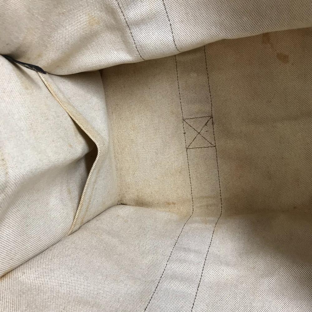 HERMES Bora Bora GM Travel Bag Hand Bag Duffle Bag Canvas Beige/Brown