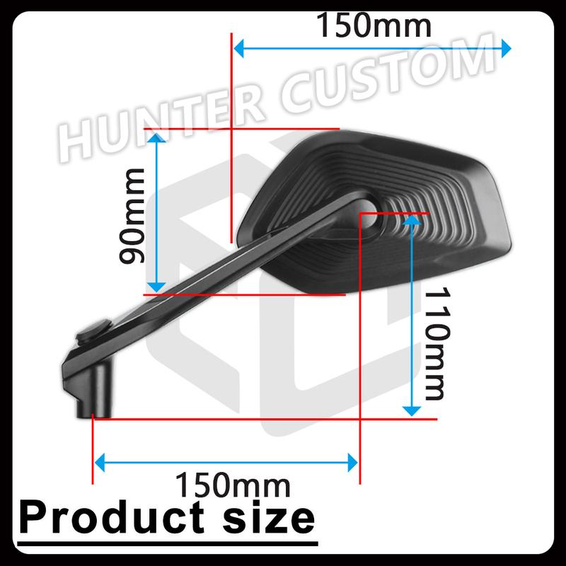 Für CB650R Motorradzubehör Rückspiegel Seitenspiegel für HONDA CB400 CB400F CB650F CB1000R CBR1000RR CB1100 CB1300