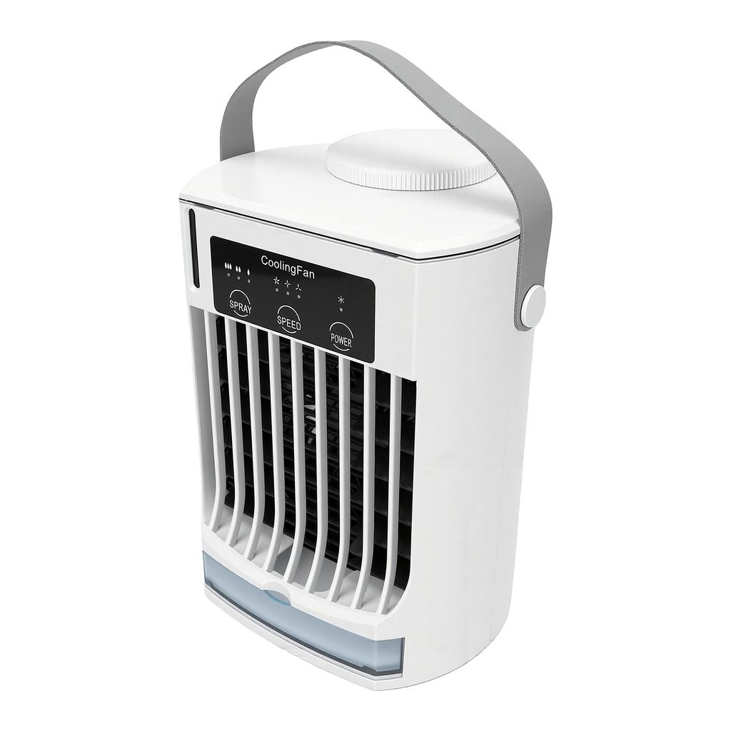 Household Air Conditioner Fan 3 Speeds 500ML Water Tank Low Noise Portable Air Cooler Humidifier