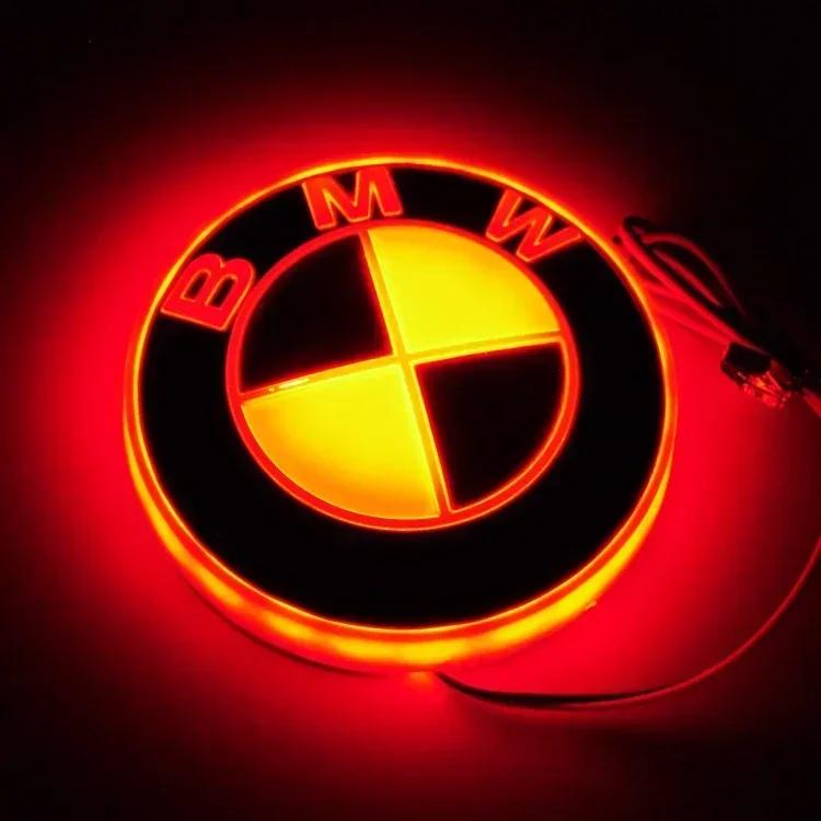 2025 Fierbinte 8.2CM 4D LED Emblema Logo Lumină Strălucitoare Insignă Auto Pentru BMW E46 E90 E60 F10 F11 F20 F30 F34 F01 G20 G21 G31 X1 X3 X5 X7 Ac