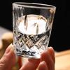 Sada sklenic na víno 12 ks Panák pro svatební dary Skleněné nádobí Průhledná sklenice na whisky Pohár Vintage Diamantová malba Párty sklenice