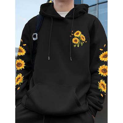 Sunflower Floral Print Men Woman Casual Fashion Hoodies Sweatshirts Harajuku Pullovers Tracksuit Unisex Clothing