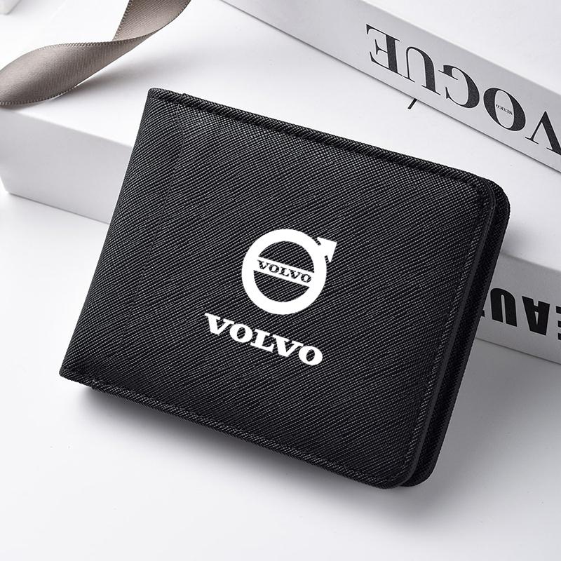 Car Driver License Holder Leather Credit Card Wallet Cover For Volvo ES90 EC40 EX40 EM90 XC90 V90 V60 XC60 V40 S80 S60 S90 C40