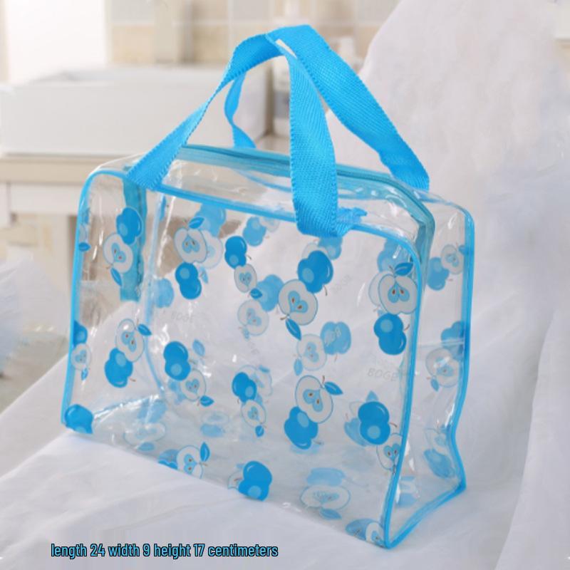 Waterproof PVC Transparent Toiletry and Cosmetics Travel Organizer Bag