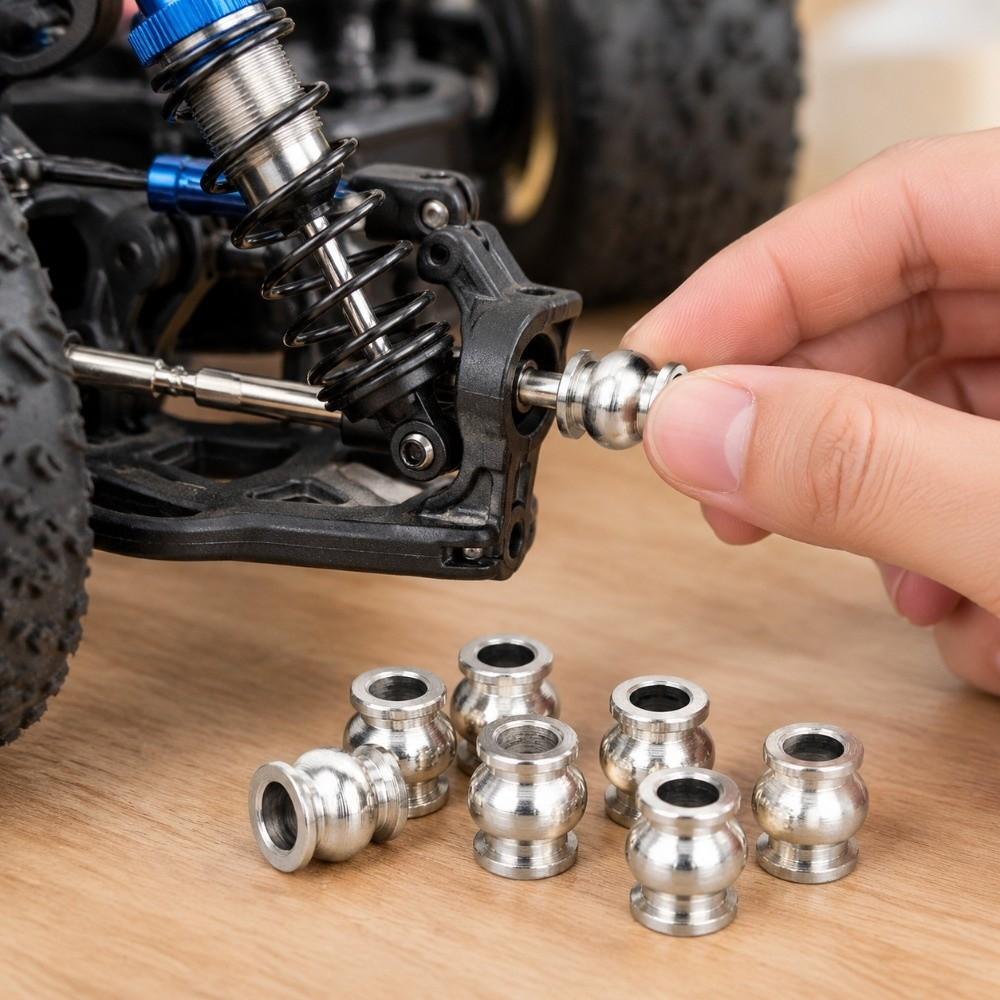 4pcs HSP Unlimited Factory 1/10 Accessories 2 Sizes 1/10 RC Shock Damper Head  for 94107/106/108/111